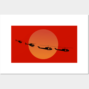 Apocalypse Now Helicopters Illustration Posters and Art